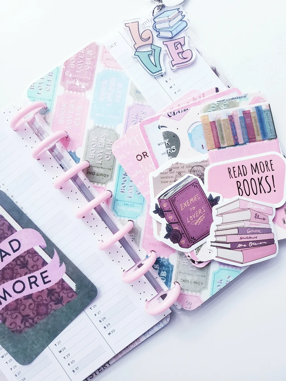 Book Lovers BookTok Bookish Planner Cover Set HP Mini, Skinny Mini or Personal